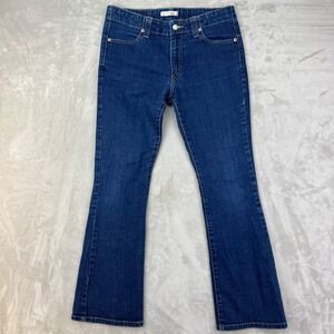 Vintage 2008 Levis 525 Jeans Womens 10 Mid Rise Bootcut Denim Classic Y2K Dark